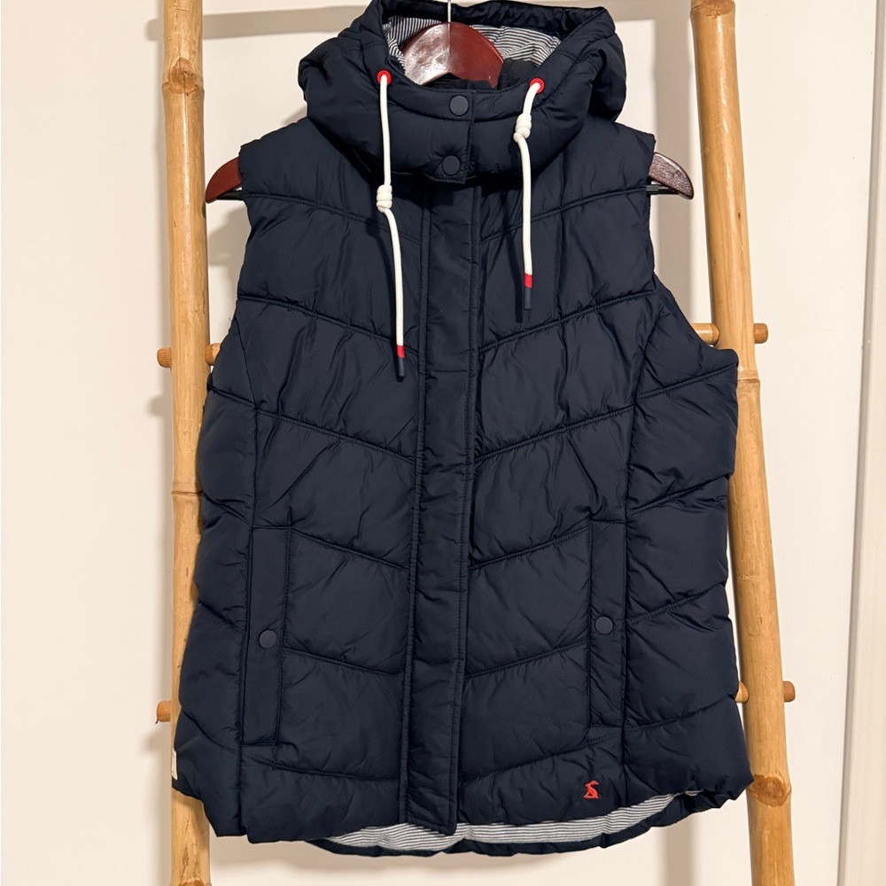 Joules Striped Navy Jacket